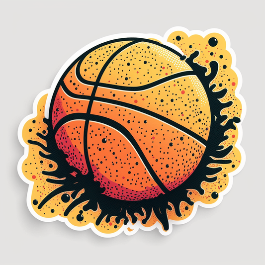 Basketbal sticker